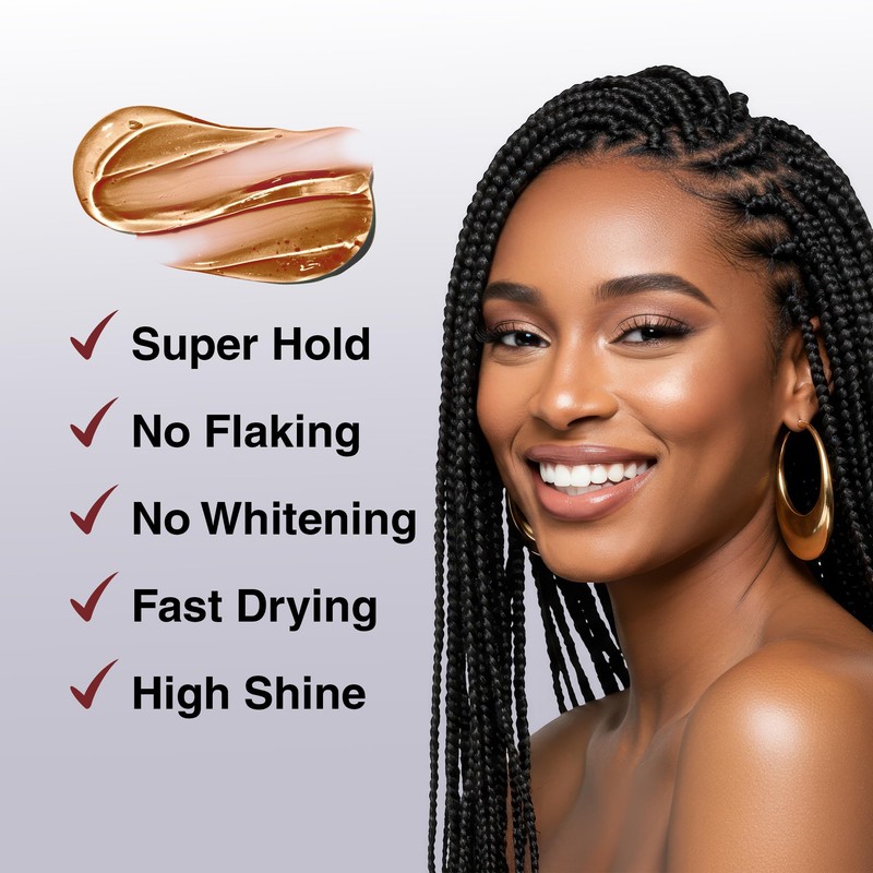 BELLATIQUE Professional Edge, Braid, & Loc Maximum Hold Edge Control