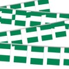 32FT Small Nigeria Pennant Flag Bunting,30 PCS Mini String Banner