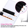 Volume Eyelashes, 0.05 mm Thickness, C Curl, 15 mm Length,