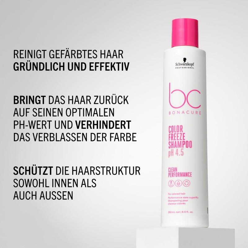 Schwarzkopf Professional Bonacure Colour Freeze Shampoo for Coloured Hair, Vegan