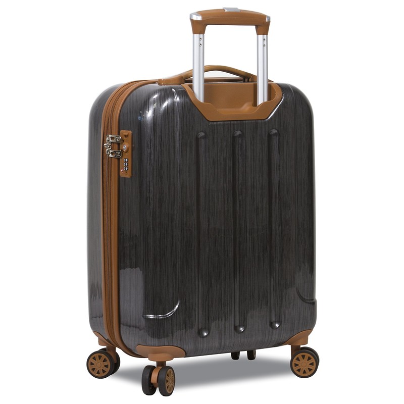 Dejuno Monroe 3-Piece Hardside Spinner TSA Combination Lock Luggage Set,