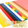 CYFUN DESIGN 50 Sheets Toner Reactive Foil Sheet for Crafts