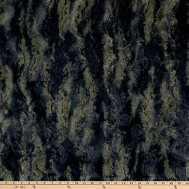 Shannon Fabrics Shannon Minky Luxe Cuddle Wild Rabbit Fabric, Crocodile Yard