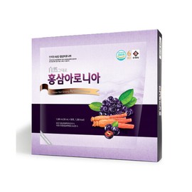 Cheonjemyunghongam 천제명 () 6년근 홍삼아로니아 (50ml x 30포) Cheonje Myeong 6-Year-Old Red Ginseng Aronia (50ml x 30 Sachets)