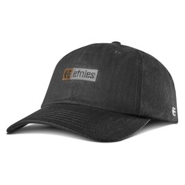 Etnies New Box Strapback Hat - Black/Brown/Grey