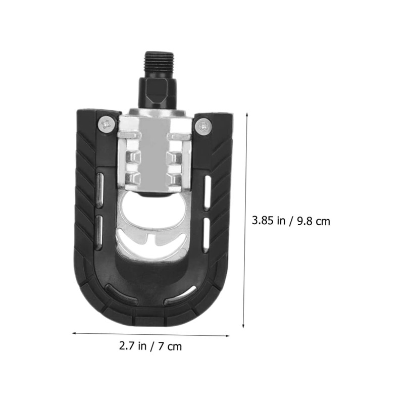 Mipcase 1Pair Foldable Non Slip Bike Pedals for Road and