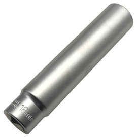 ZKTOOL Deep Metrichex Socket Tool, 18MM 1/2-Inch Drive Deep Metric Socket Tool- Extra Long Deep 120MM