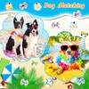 Piklodo 100Pcs Spring Summer Dog Bows and Dog Hair Clips