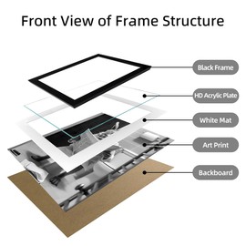 Kids Bathroom Wall Art Cute Rabbit Reading Newspaper in the Toilet Decor Black and White Farmhouse Animal Wall Art Canvas Print Funny Bathroom Picture Artwork