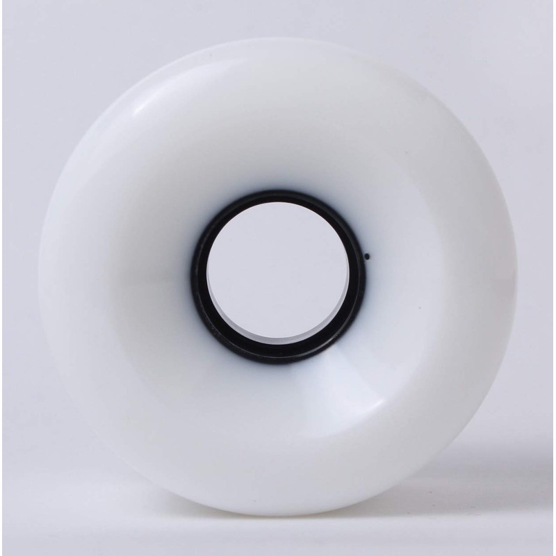 65mm 78a Gel Soft Longboard Wheels (Blank White)
