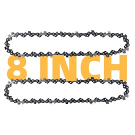 Pack of 2 Saw Chains 8 Inch Compatible with All 8 Inch Mini Electric Cordless Chainsaws