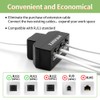 XANHAM XANHAM RJ11 Cable 3 Way Splitter 6P4C Connector Phone