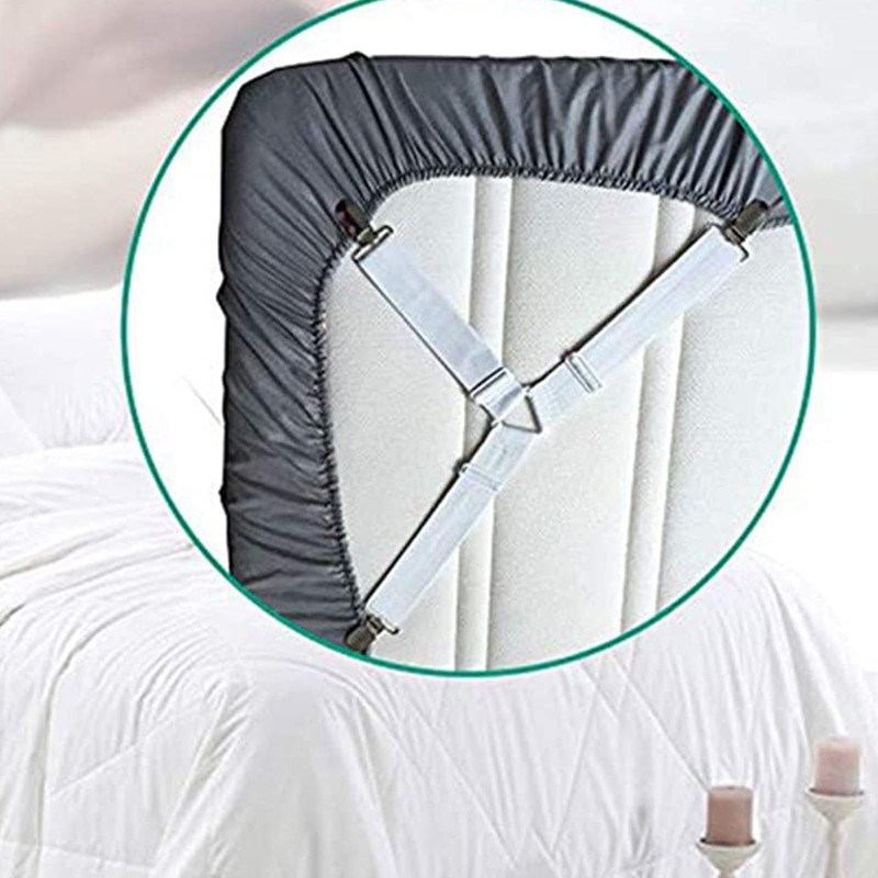3 Clips Bed Corner Holder Bed Sheet Fasteners Mattress Cover