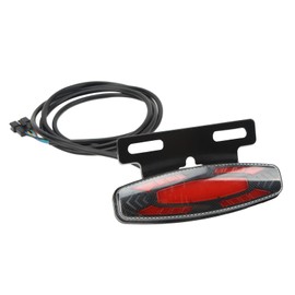 Electric Bike Lighting Rear Tail Light High Brightness Bike Brake Warning Turning LED Light for Night Riding