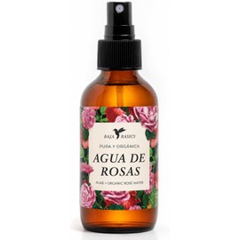 Agua de Rosas - Tónico Facial para Todo Tipo de Piel - Refresca, Hidrata y Calma la Piel - Cuidado Facial Diario - Spray para Cara, Cabello y Aromaterapia Natural - 120 ml