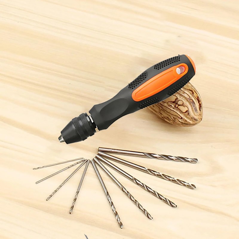 Yuentoen Vise Hand Drill, Hand Twist Drill Handheld Adjustable Pin