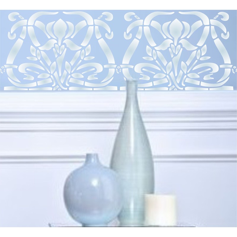 Iris Stencil - 25.5 x 16.5 cm (M) - Reusable