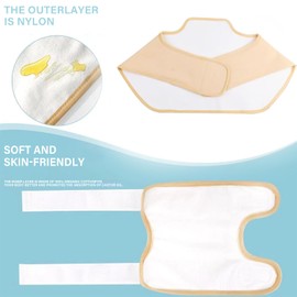 Editbar Castor Oil Pack Wrap Kit, Castor Oil Wrap, Cotton Castor Oil Wrap Pack, Reusable Organic Castor Oil Pack, Castor Oil Pack for Shoulders and Knees, for Liver Detoxification, Constipation