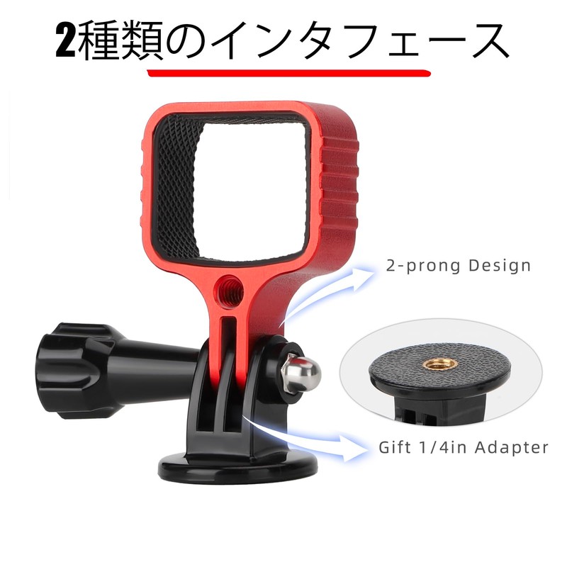 Kimyoaee for Osmo Pocket 3 Tripod Adapter CNC Aluminum Extension