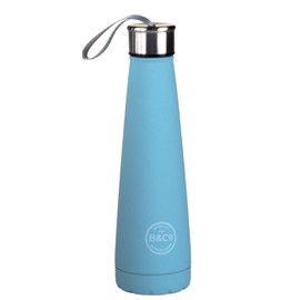 B&Co 450ml Conical Thermal Bottle Flask - Duck Egg Blue