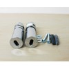 Two Single Chrome Brackets for Towel Rail Radiator Curved or