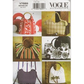 Vogue V7889, Handbags and Accessories, OSZ. OOP