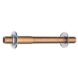 SANEI T231-13 Plumbing Components, Through Nipple, For Use Through Walls, Nominal 0.5 inches (13 cm), Length 8.7 inches (220 mm)