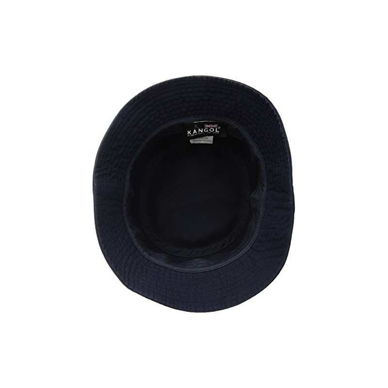 Kangol Washed Bucket Hat for Women and Men, X-Large, Navy
