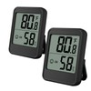 TEMNIO 2 PCS Digital Hygrometer Indoor Thermometer Hygrometer Room Thermometer