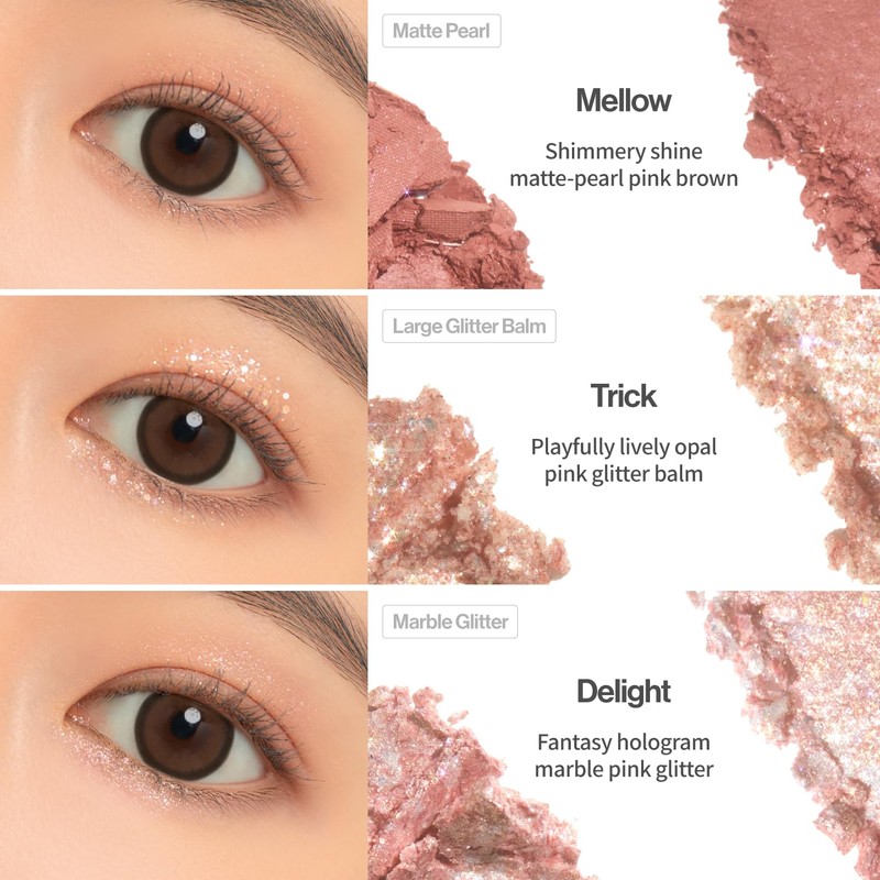 UNLEASHIA Glitterpedia - Eyeshadow Palette - 9 Shades - Various
