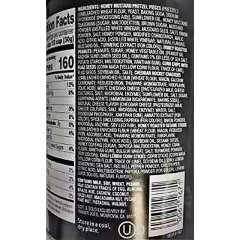 Trader Joe’s Step Up to the Snack Bar Mix 12