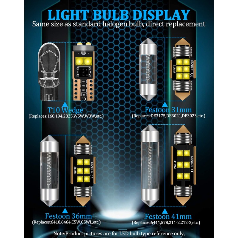 BMT xms 15 Piece LED Interior Light Kit for Toyota
