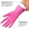 ForPro Natural Rubber Gloves, 6 Pairs Reusable Multi-Purpose Household Cleaning