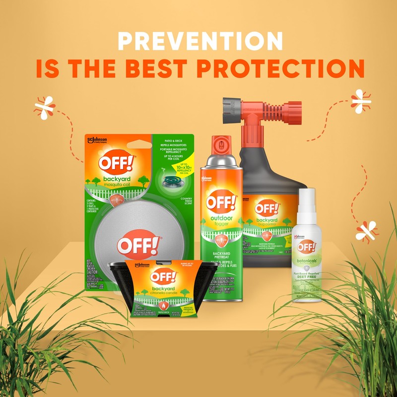 OFF! Backyard Mosquito Repellent Coil Refills, Perfect for Outdoor Patios