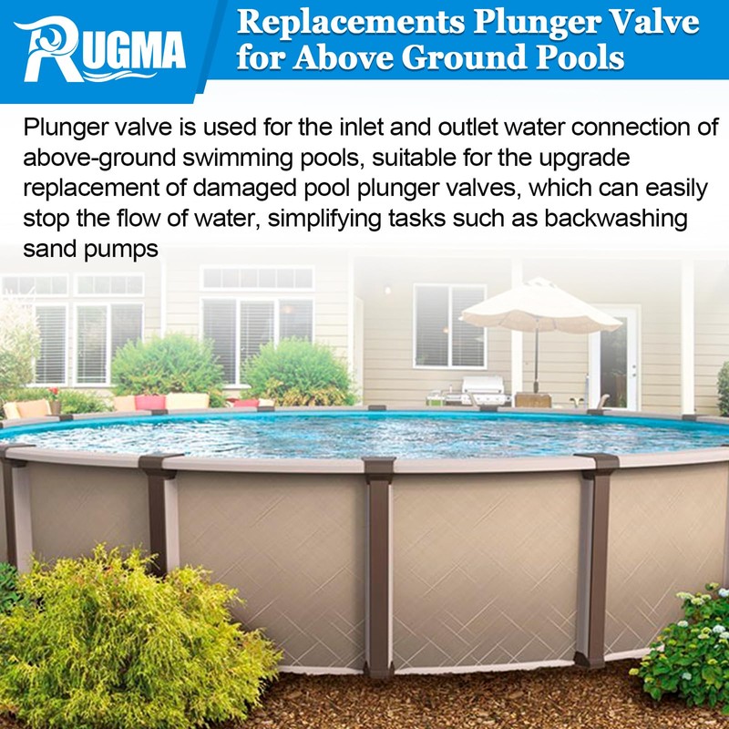 Plunger Valve for Intex Pools, Plunger Valve Connection Pool Pump