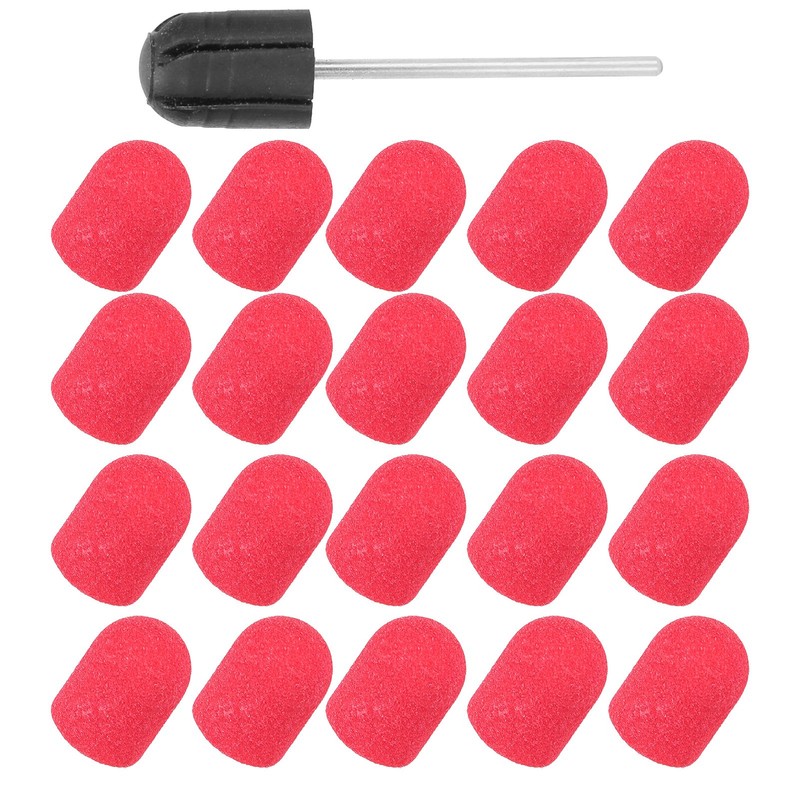 Nail Sanding Band Drill Bit Nail Art Polishing Sanding Cap