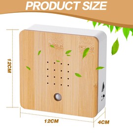 LOMUG Bird Chirping Motion Sensor Box, Natural Sound Box, Bird Singing, Decorative Box with Nature Sound, Bird Sound Box, Motion Sensor with Wall Mount for Bathrooms, Toilets, Spa, Relaxation