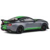 DCD Shelby Mustang GT500 Fast Track Gray Metallic with Neon Green Stripes 1/43 Diecast Model Car by Solido
