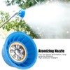 7 Holes Elbow Atomizing Nozzle G1/4 Female Thread Garden Agricultural