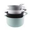 COOK WITH COLOR Nesting Plastic Mixing Bowl Set with Pour