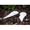 Small Angel wings made of Stone, handmade, frost-proof, Made in