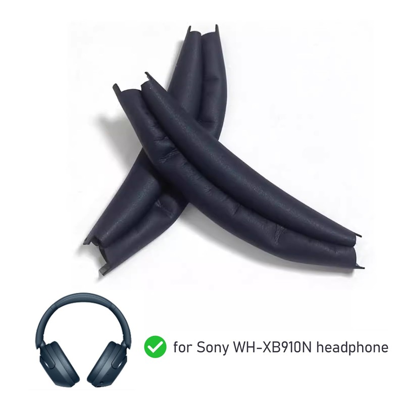 2Pcs Replacement Headband Cover for WH-XB910N, Protein Leather High Elasticity
