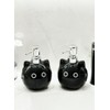 Hosoncovy Black Cat Ceramic Liquid Soap Dispenser with Pump,Pump Bottle