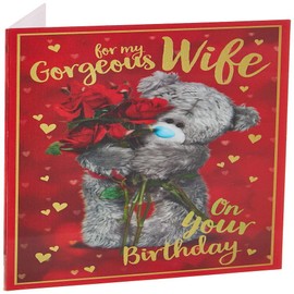 Me to You Wife Birthday 3D Holographic Birthday Card