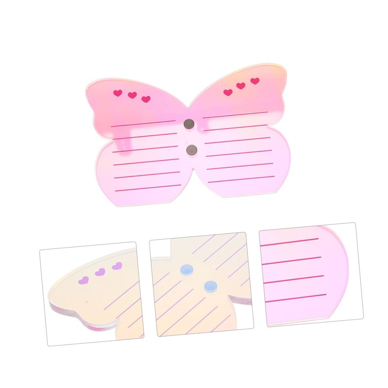 BIUDECO Elegant Butterfly Lash Tray Acrylic Eyelash Bench Lash Grafting