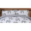 Sleepdown Reversible Bedding Set, Soft, Easy-Care Duvet Cover with Matching