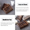 Kandid Bamboo Soap Dish - Single Pack with Drip Holes