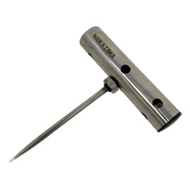 Nakajima NPK Twin Pick 8140 [For Nerve Tightening and Ice Splitting] 2-Way Function, Silver