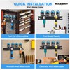 WODHMIEY Spray Bottle Storage Rack with Angle Grinder Holder, with