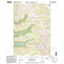 YellowMaps Sitka D 2 AK topo map, 1:63360 Scale, 15 X 15 Minute, Historical, 1997, Updated 2000, 21.5 x 18 in - Polypropylene
